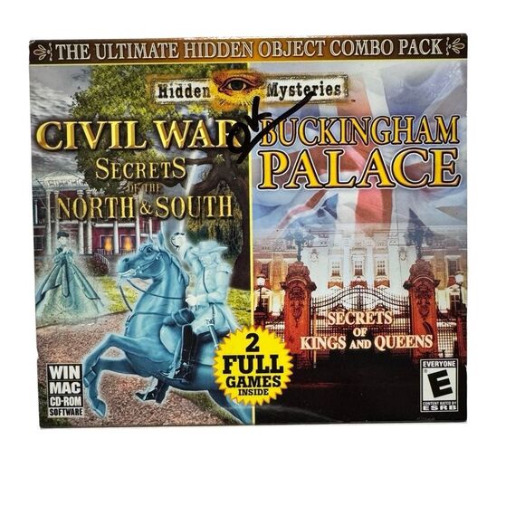Hidden Mysteries - Civil War and Buckingham Palace Combo Pack PC Video Game - Picture 1 of 5